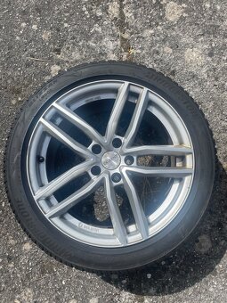 Alu kola Dezent 5x112 s pneu 235/45 R18 – 2× Bridgestone, - 4