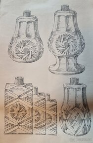 Broušené sklo Jizerské hory - staré - koupím - 4