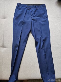 Pánský oblek - modrý - 4