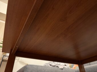 Konferenční stolek 90×90 cm – kvalitní lamino, dekor třešeň - 4