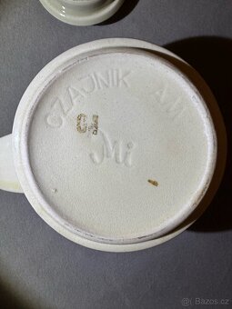 Porcelánový džbánek, konvička, cca 300-400 ml - 4