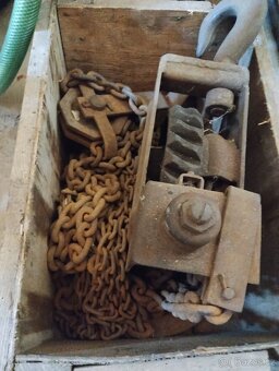 Kočka/řetězový kladkostroj + konstrukce - 4