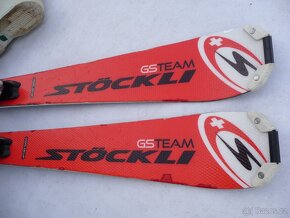 233. Lyže STOCKLI - 130 cm + boty ROSSIGNOL 38eu - set - 4