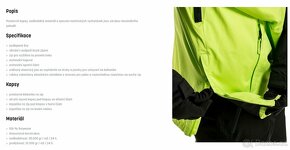 Pánská bunda Meatfly Slinger Premium Black/Lime vel. M NOVÁ - 4