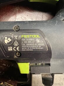 Přímočará AKU pila Festool PSBC 420 EB + BPC 5,2 Ah - 4