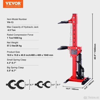 Hydraulicky stahovák pružin - 4