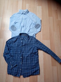Pánská košile s krátkým a dlouhým rukávem-vel. L/XL - 4