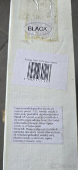 Svitidlo venkovni úsporné metalhalogenidové černé, 2ks - 4