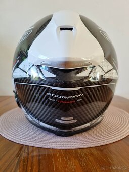 Zánovní KARBON helma SCORPION EXO-1400 EVO Carbon Air ARANEA - 4