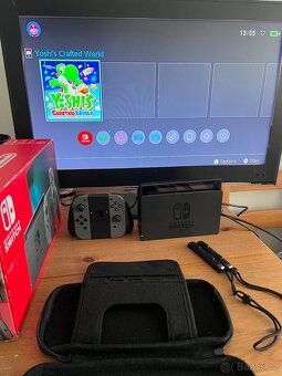 Nintendo Switch komplet V2 + možno hra Yoshi - 4