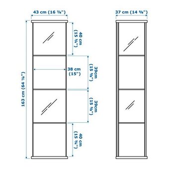 Vitrína Detolf Ikea - 4