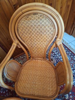 Ratanová křesla a stolek - 4