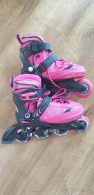 Dětské inline kolečkové brusle rostoucí, vel. 29-33 - 4