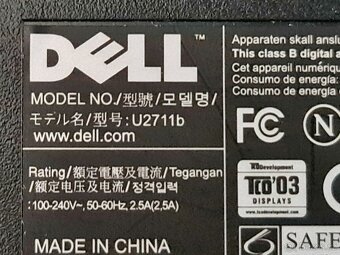 Dell UltraSharp U2711b, 2560x1440, pivot, USB, repro - 4