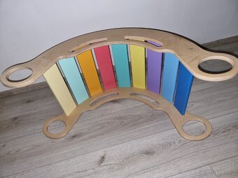Montessori duhová houpačka 5in1 fresh - 4