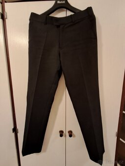 Pánský oblek černý - 4