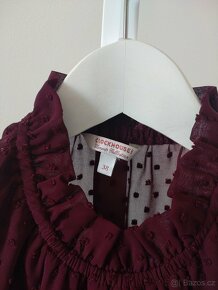 Krásná vínová halenka Clockhouse - 4