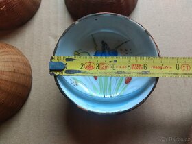 Porcelánové saké šálky (4ks) balené bambusovým proutím - 4