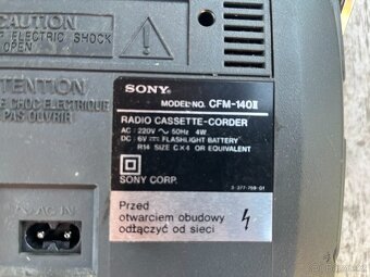 Sony staré rádio - 4