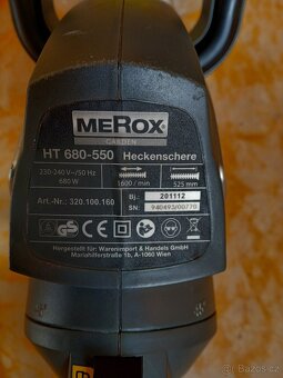 silny plotostrih merox 680w, lista 525mm - 4