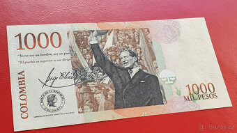 Bankovka KOLUMBIE 1000 Pesos rok 2015 stav UNC - 4