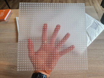 Velké Lego průhledné podložky na stavění - 4