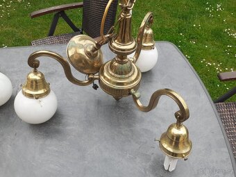 Lustr mosaz starožitnost - 4