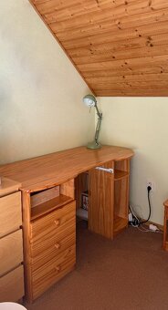 Postel rozkládací, noční stolek, PC stůl - 4