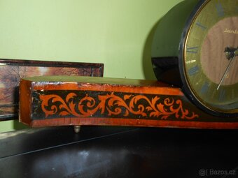 Staré hodiny JANTAR - funkční - známky stáří - foto - 4