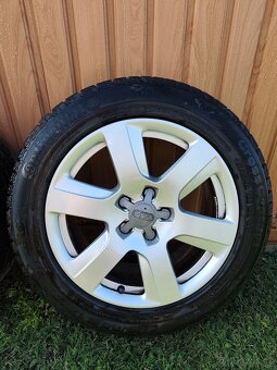 Originál ALU kola Audi 5x112 r17 zimní pneumatiky (bazar) - 4
