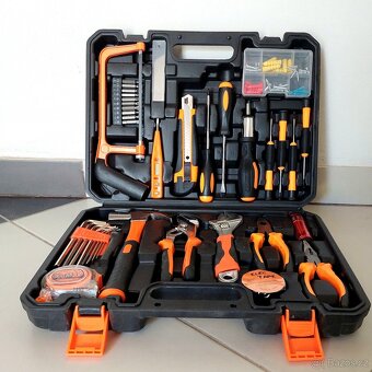 Univerzální sada nářadí v kufru, obsahuje 38 ks - nové - 4