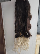 Připínací vlasy clip in - hnědá - 4