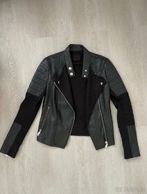 Černá kožená bunda Pinko - 4