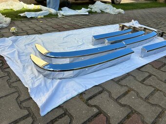 Škoda 100, 110R, 120  - přední nárazník nový chrom - 4