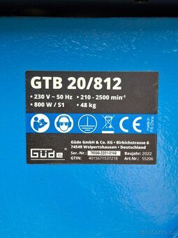 Stojanová vrtačka Güde GTB 20/812 – 800 W - 4