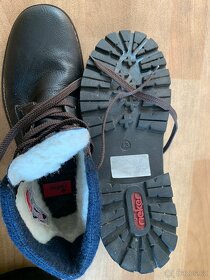 Zimní kožené boty Rieker - 4
