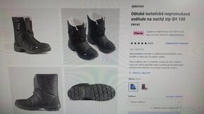 Dětské zimní boty vel. 33 - 4
