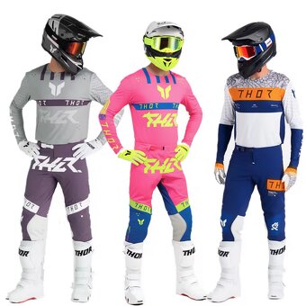 Motocrossové komplety různých značek a barev - 4