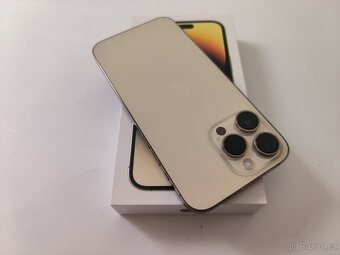 apple iphone 14 PRO MAX 128gb Gold / Batéria 100% - 4
