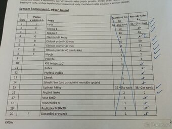 BAZÉNOVÉ ZASTŘEŠENÍ AZURO KRUH 4,9m S NOVOU PLACHTOU - 4