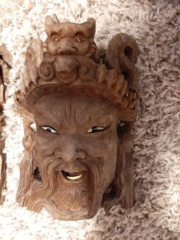 Čínské dřevěné masky - 4