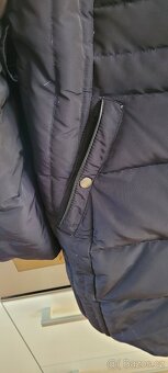Dámská teplá péřová bunda/kabát Navy Orsay vel.42 - 4