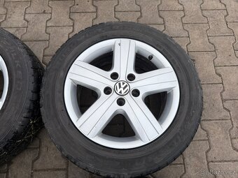 4x al kola 5x120 17 + pneu zimní 215/60 R17C - 4