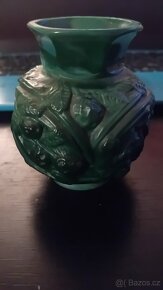 CURT SCHLEVOGT malachitová vázička - 4