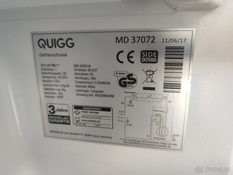 Mrazák šuplíkový QUIGG MD 37072 / 4 šuplíky - 4