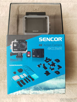 Nová akční kamera SENCOR 4K, WiFi, 2 baterie, dálkové ovládá - 4