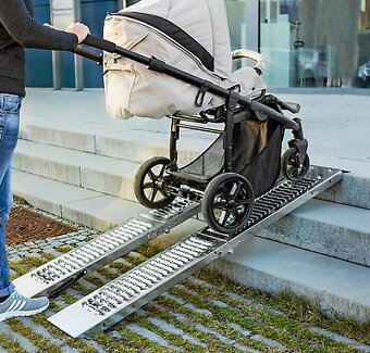 Univerzální skládací nájezdy / rampa - 400 kg - 4