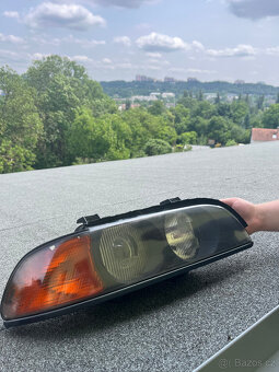 BMW E39 přední nárazník a originál xenonové světlomety HELLA - 4