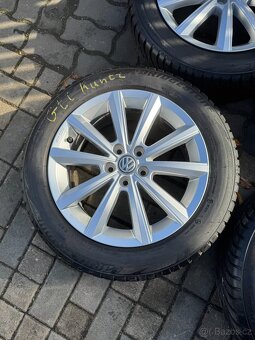 ORIGINÁL Alu Volkswagen Merano R16, 5x100 - TOP STAV - 4