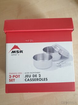 NOVÉ nádobí MSR ALPINIST 2 SYSTEM,ALPINE POT SET,CERAMIC POT - 4